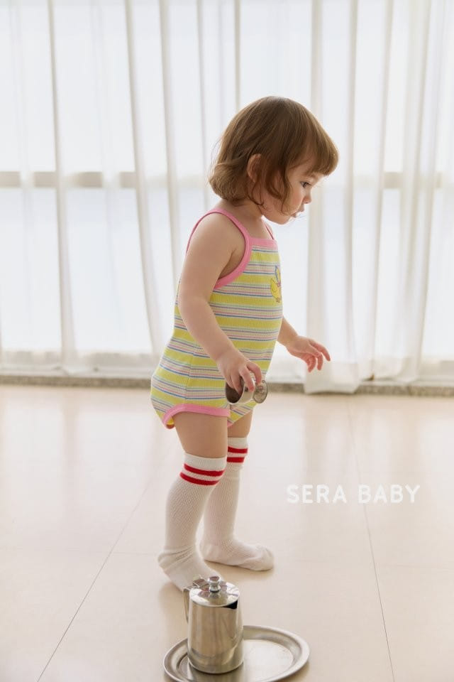 Sera baby - Korean Baby Fashion - #babyboutiqueclothing - Chick String ST Body Suit - 6