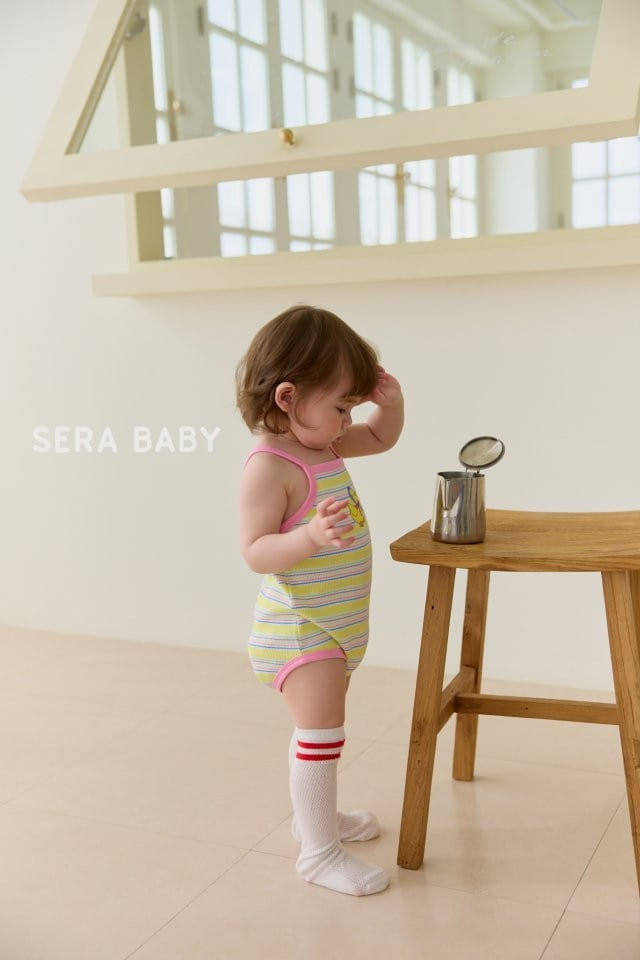 Sera baby - Korean Baby Fashion - #babyfashion - Chick String ST Body Suit - 8