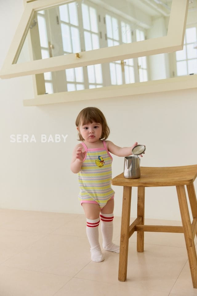 Sera baby - Korean Baby Fashion - #babyfever - Chick String ST Body Suit - 9