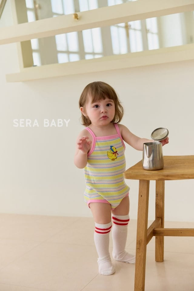 Sera baby - Korean Baby Fashion - #babywear - Chick String ST Body Suit