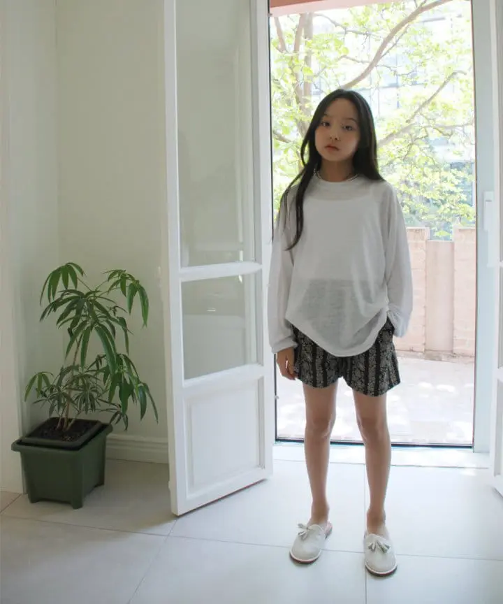 Shurrcca - Korean Children Fashion - #discoveringself - Silky L Tee