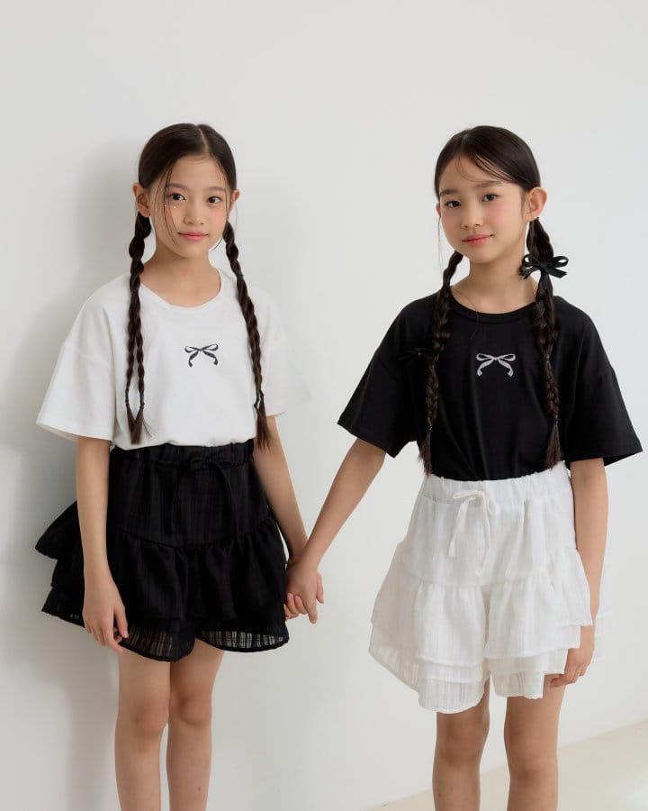 Sm2 - Korean Children Fashion - #fashionkids - Crystal Ribbon Tee