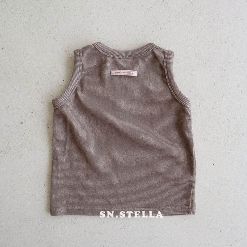 Sn.stella - Korean Children Fashion - #Kfashion4kids - Rib Sleeveless Tee - 10