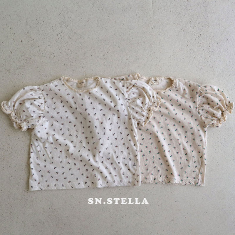 Sn.stella - Korean Children Fashion - #Kfashion4kids - Lily Shirring Tee - 2