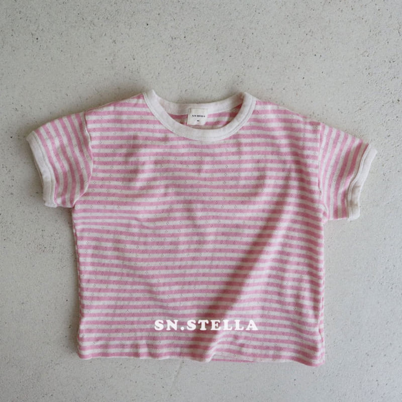 Sn.stella - Korean Children Fashion - #designkidswear - Eyelet Tee - 6