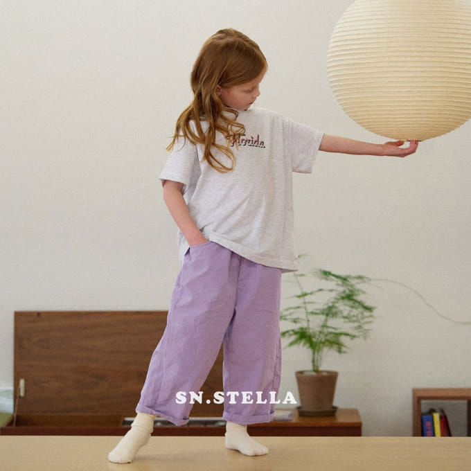 Sn.stella - Korean Children Fashion - #designkidswear - Lilac Pants