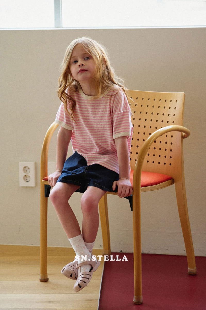 Sn.stella - Korean Children Fashion - #fashionkids - Eyelet Tee - 8