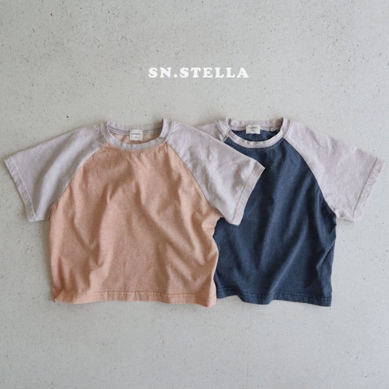 Sn.stella - Korean Children Fashion - #fashionkids - Pig Raglan Tee - 2