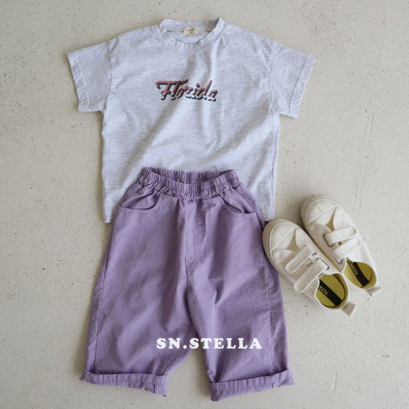 Sn.stella - Korean Children Fashion - #fashionkids - Lilac Pants - 3
