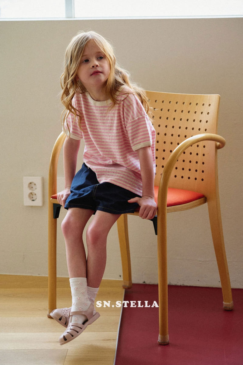 Sn.stella - Korean Children Fashion - #kidsshorts - Eyelet Tee - 9
