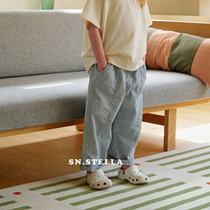 Sn.stella - Korean Children Fashion - #kidsshorts - Pig Wide Pants