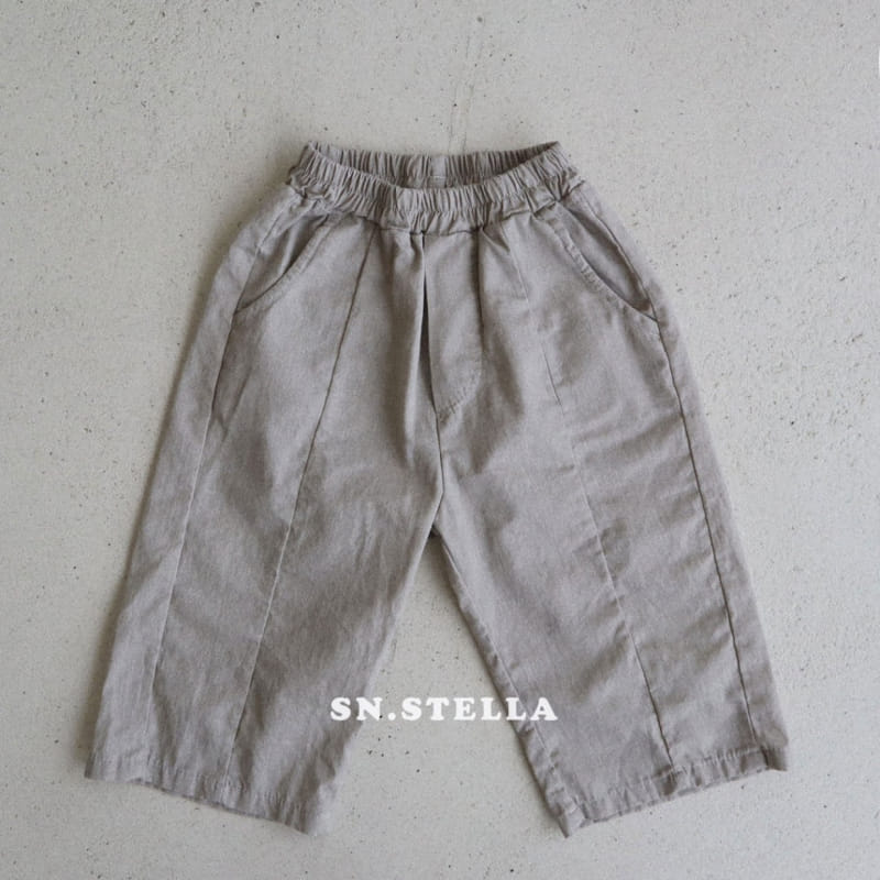 Sn.stella - Korean Children Fashion - #littlefashionista - Pig Wide Pants - 5