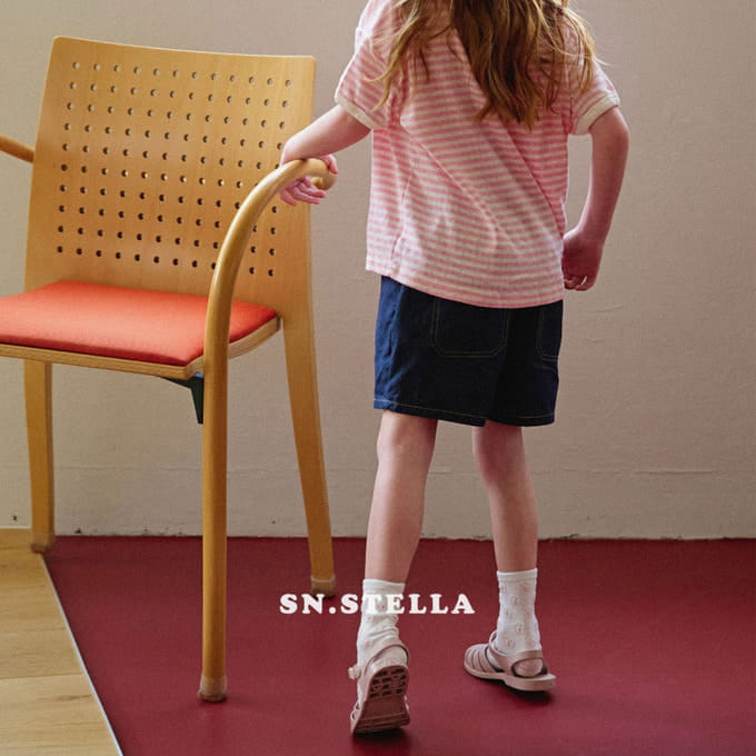 Sn.stella - Korean Children Fashion - #minifashionista - Stitch Pants