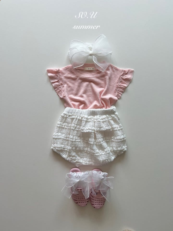 So U - Korean Baby Fashion - #babyclothing - Kan Kan Bloomers  Top Bottom Set - 11