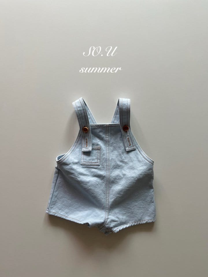 So U - Korean Baby Fashion - #babylifestyle - Bebe Dungarees Body Suit - 7