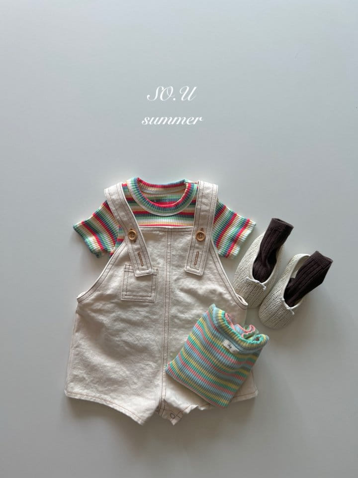 So U - Korean Baby Fashion - #babyootd - Rainbow Tteok Tee - 8