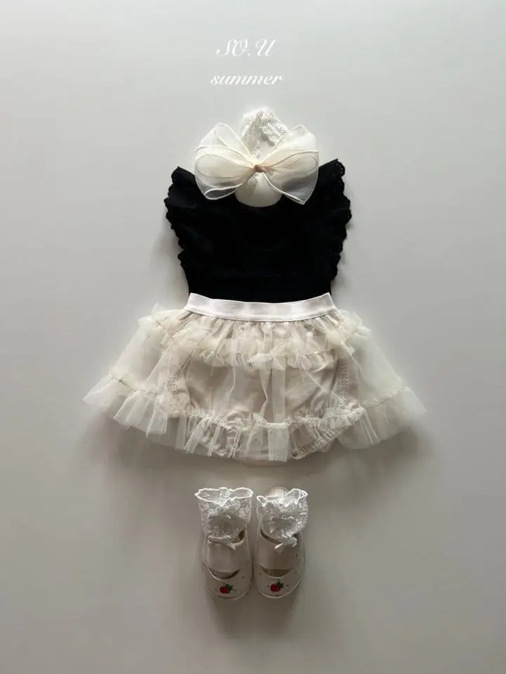 So U - Korean Baby Fashion - #onlinebabyshop - Lace Tape Sha Bloomers