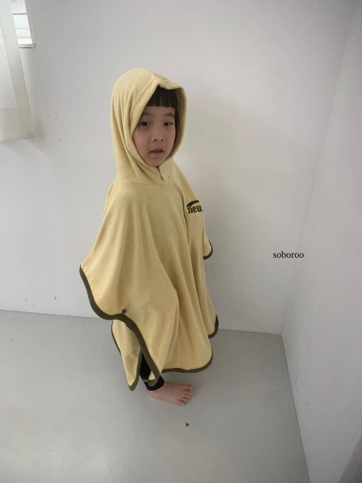 Soboroo - Korean Children Fashion - #kidsshorts - Neuf Hoody Cape - 7