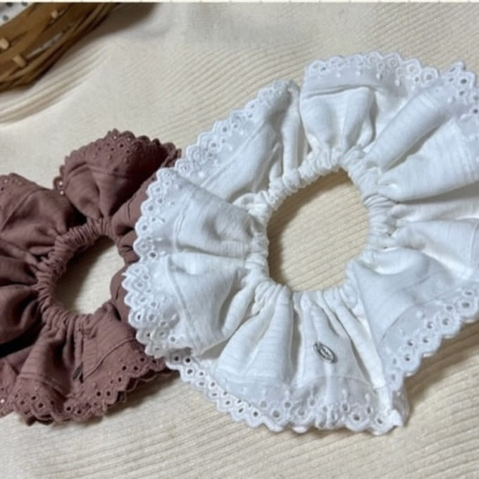 Soye - Korean Children Fashion - #designkidswear - Lace Scrunchy 