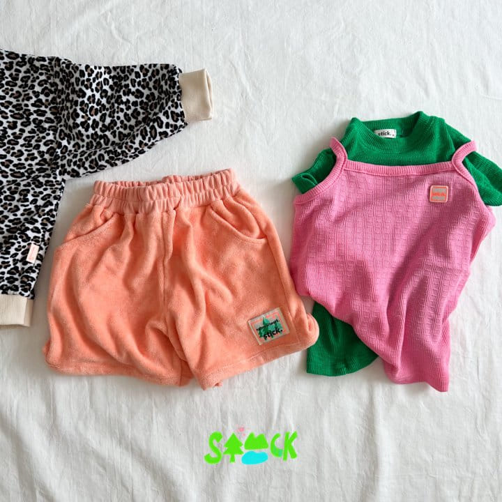 Stick - Korean Children Fashion - #Kfashion4kids - Terry Short Pants - 6