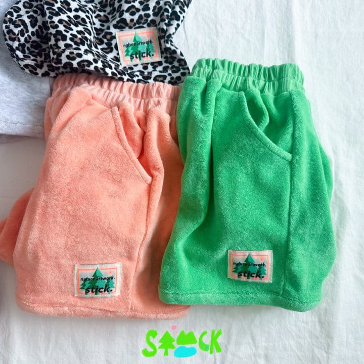 Stick - Korean Children Fashion - #fashionkids - Terry Short Pants - 2