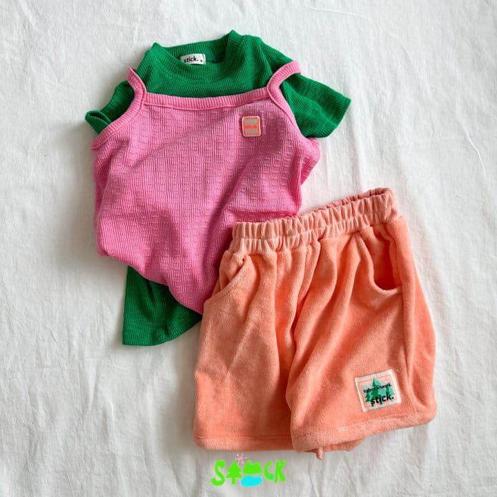 Stick - Korean Children Fashion - #littlefashionista - Terry Short Pants - 7