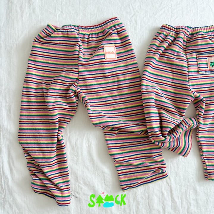 Stick - Korean Children Fashion - #magicofchildhood - Rainbow Terry Gojeangi Pants - 6