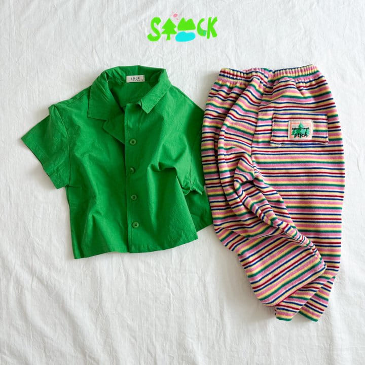 Stick - Korean Children Fashion - #minifashionista - Rainbow Terry Gojeangi Pants - 7