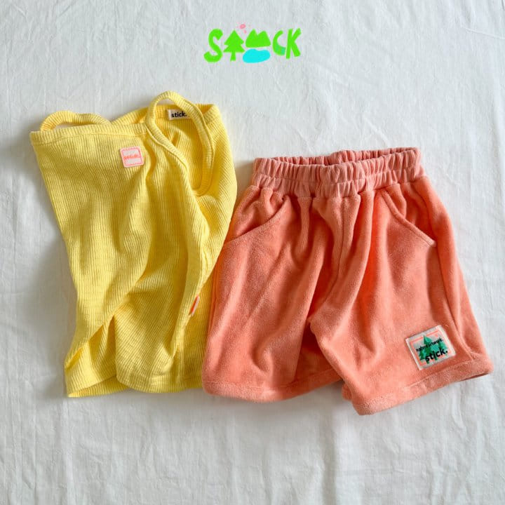 Stick - Korean Children Fashion - #prettylittlegirls - Terry Short Pants - 10