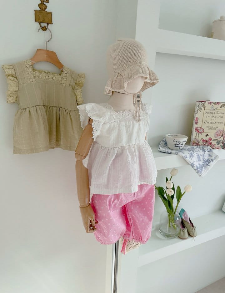 Studio M - Korean Children Fashion - #childofig - Orche Lace Blouse - 8