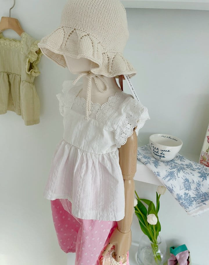 Studio M - Korean Children Fashion - #designkidswear - Orche Lace Blouse - 10