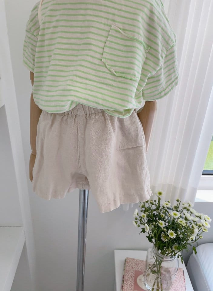 Studio M - Korean Children Fashion - #designkidswear - Oxford L Shorts - 7