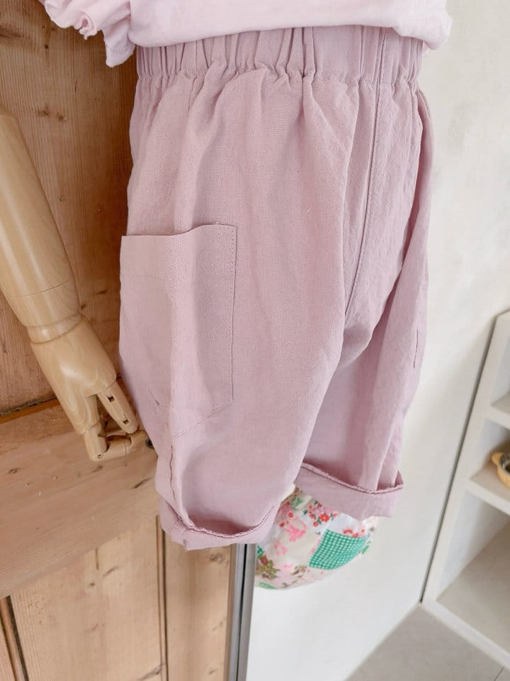 Studio M - Korean Children Fashion - #childrensboutique - L Pocket Pants - 4