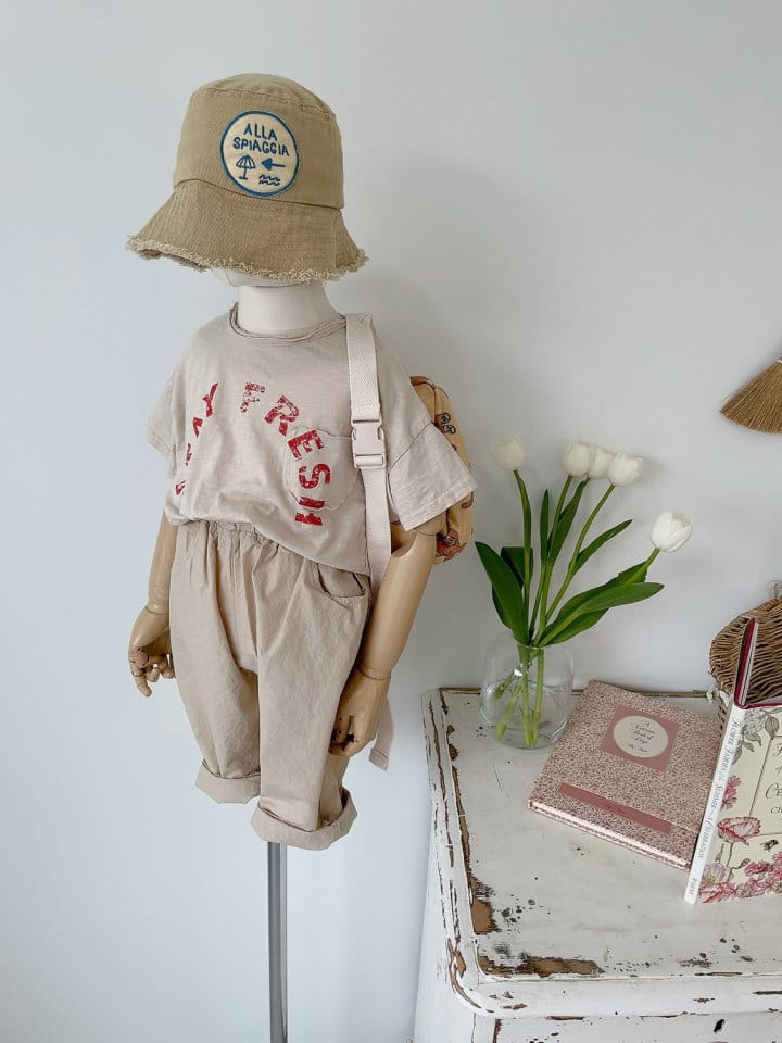 Studio M - Korean Children Fashion - #fashionkids - Fresh Slub Tee - 4