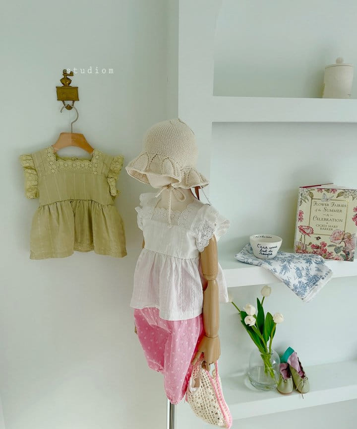 Studio M - Korean Children Fashion - #littlefashionista - Orche Lace Blouse