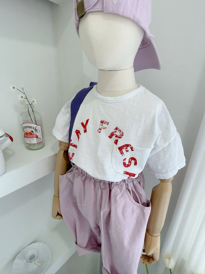 Studio M - Korean Children Fashion - #littlefashionista - Fresh Slub Tee - 8