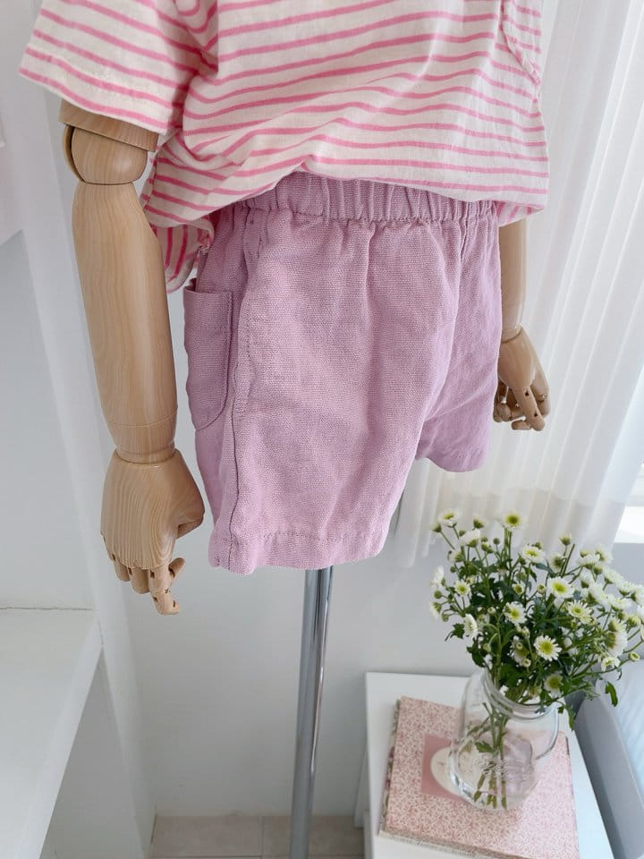 Studio M - Korean Children Fashion - #prettylittlegirls - Oxford L Shorts