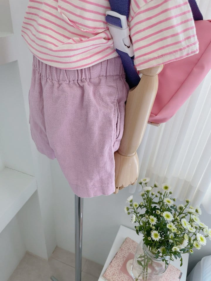 Studio M - Korean Children Fashion - #toddlerclothing - Oxford L Shorts - 3