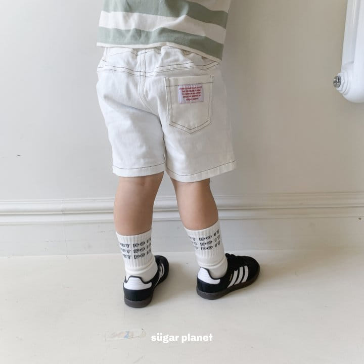 Sugar Planet - Korean Children Fashion - #kidzfashiontrend - Stitch Shorts - 4