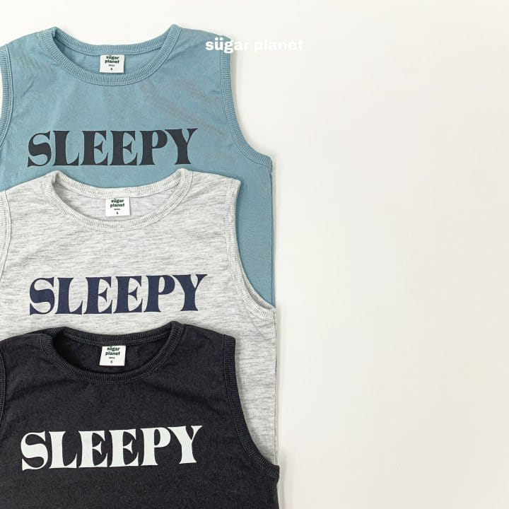 Sugar Planet - Korean Children Fashion - #Kfashion4kids - Sleepy Sleeveless Tee - 7