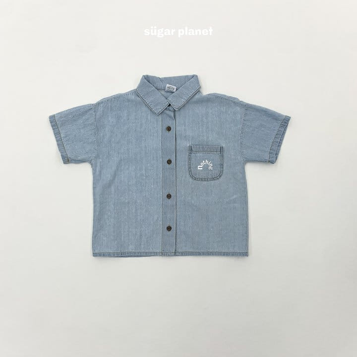 Sugar Planet - Korean Children Fashion - #childofig - Nothing Denim Shirt - 8