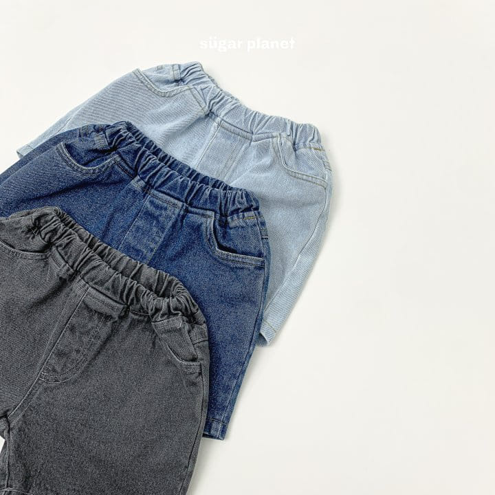 Sugar Planet - Korean Children Fashion - #childrensboutique - Denim Shorts - 10