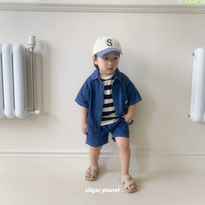 Sugar Planet - Korean Children Fashion - #littlefashionista - Nothing Denim Shirt - 4