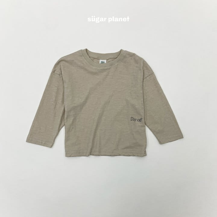 Sugar Planet - Korean Children Fashion - #magicofchildhood - Day Off Slub Tee - 10