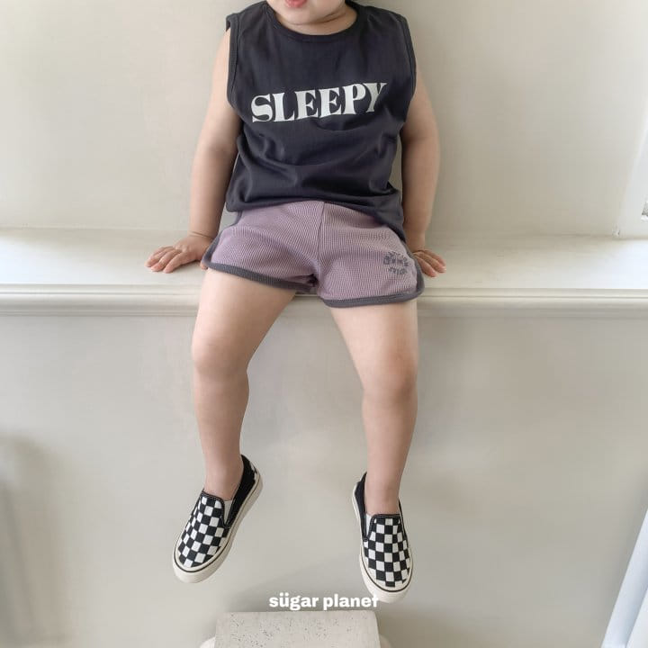 Sugar Planet - Korean Children Fashion - #minifashionista - Sleepy Sleeveless Tee - 10