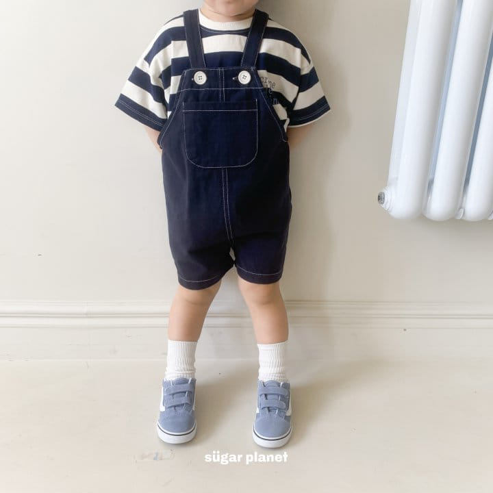 Sugar Planet - Korean Children Fashion - #toddlerclothing - Sugar Dungarees  - 3