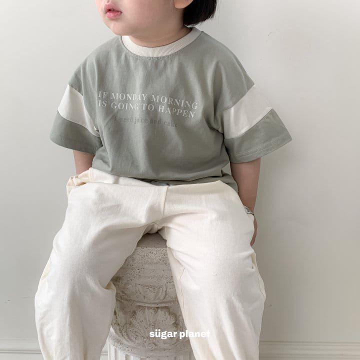 Sugar Planet - Korean Children Fashion - #toddlerclothing - Color Morning Tee - 7