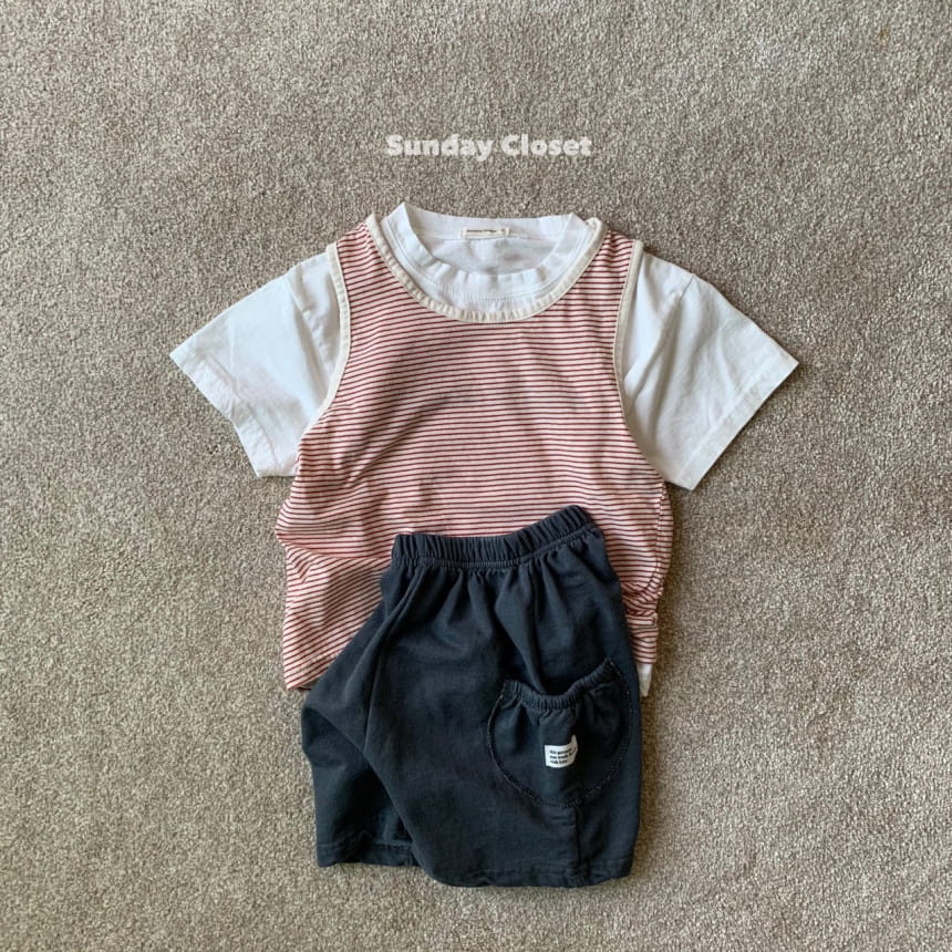 Sunday Closet - Korean Children Fashion - #Kfashion4kids - Ground Pocket Shorts - 10