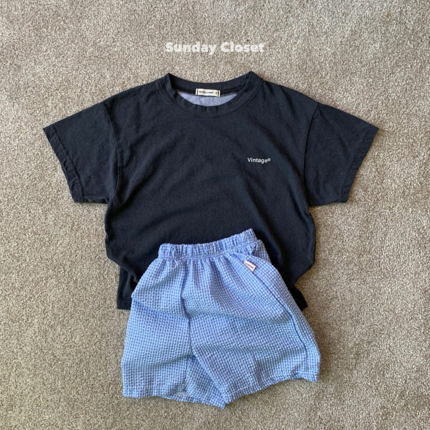 Sunday Closet - Korean Children Fashion - #stylishchildhood - Vintage Short Sleeve Tee - 9