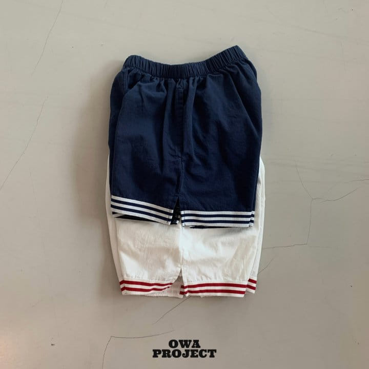 Teamand - Korean Children Fashion - #discoveringself - Two Line Tape Pants - 2